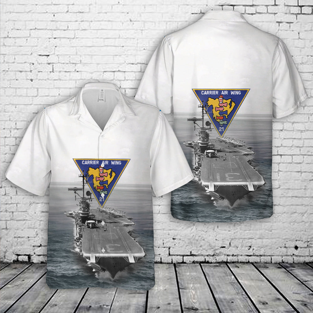 Carrier Air Wing 21 Hawaiian Shirt