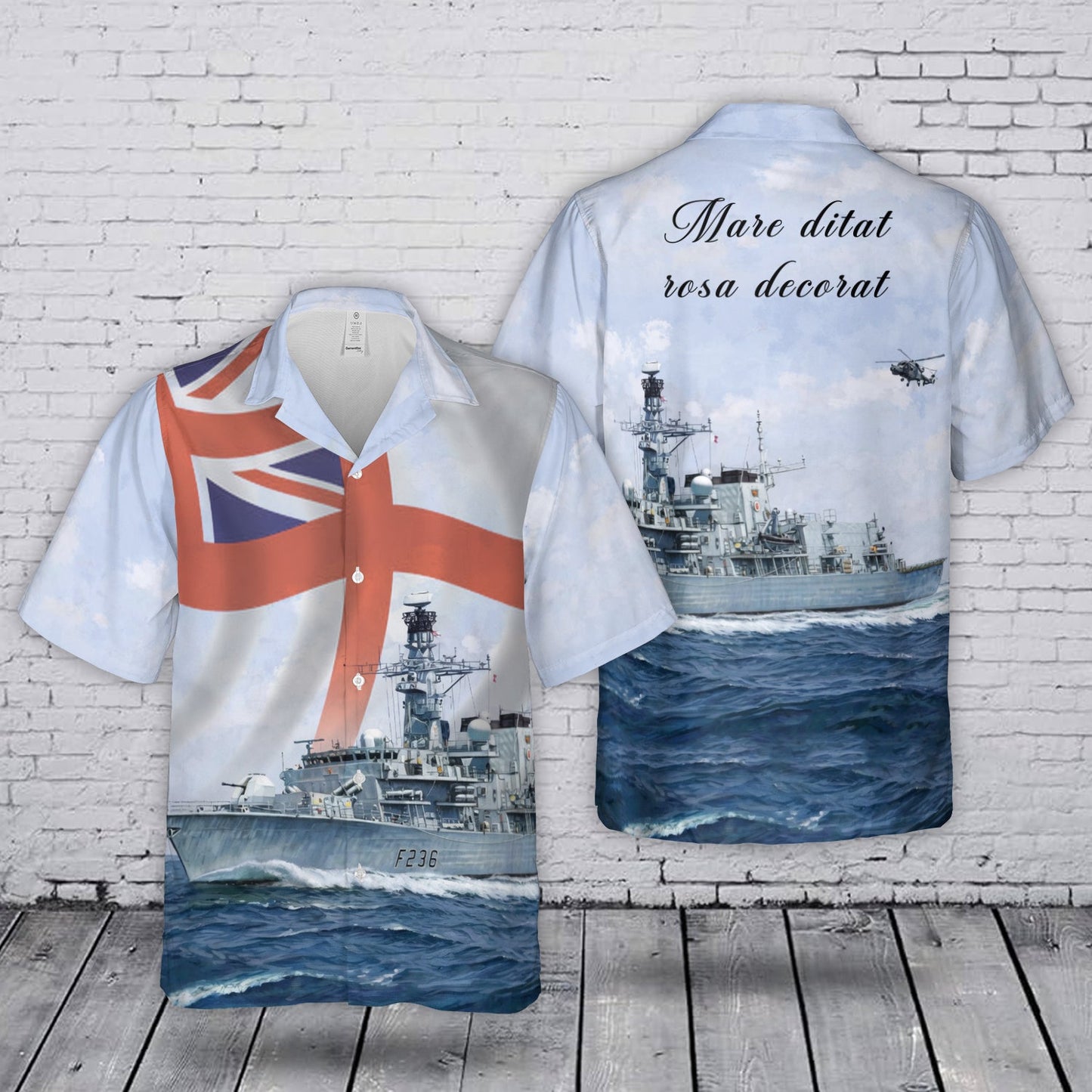 HMS Montrose (F236) Royal Navy Hawaiian Shirt