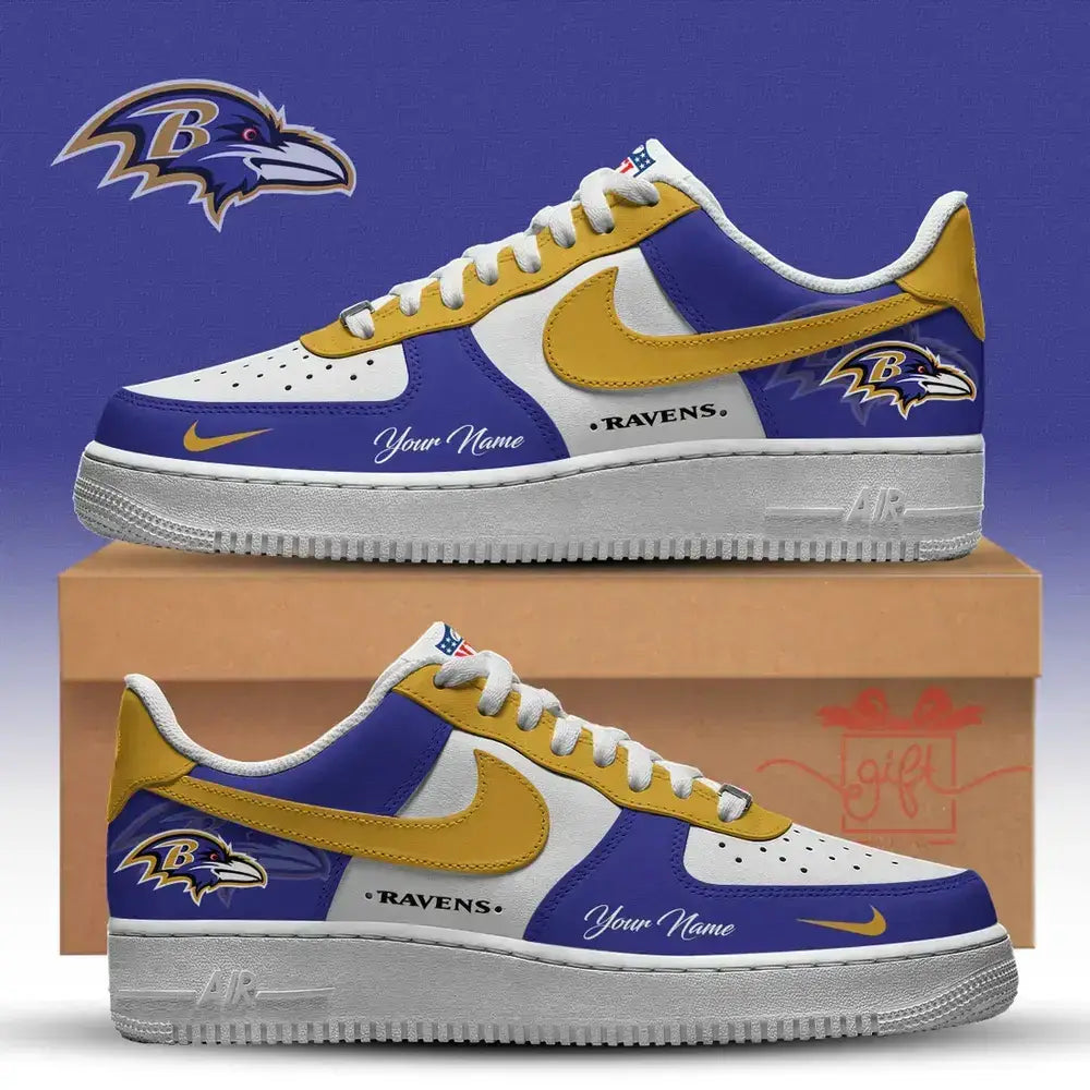 Custom Baltimore Ravens New 2026 Version Low Top Shoes Fashions Shoes