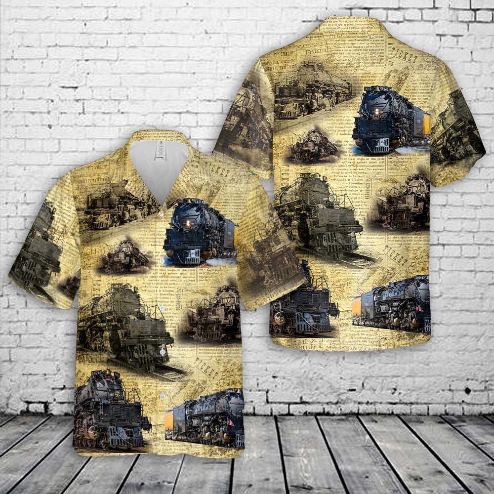 Union Pacific Railroad Big Boy No. 4014 Steam Hawaiian Shirt