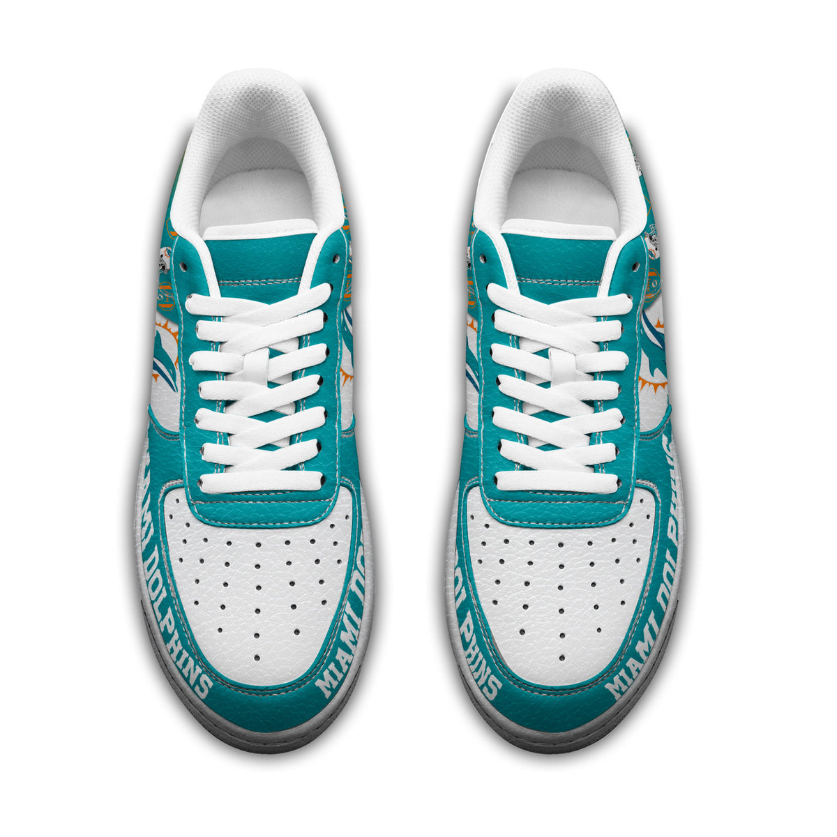 Miami Dolphins | Premium Gridiron Classic Low Top Shoes Nth12