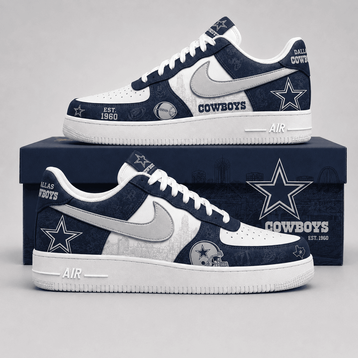 Dallas Cowboys | Premium Game Ready Fan Low Top Shoes - Va35234