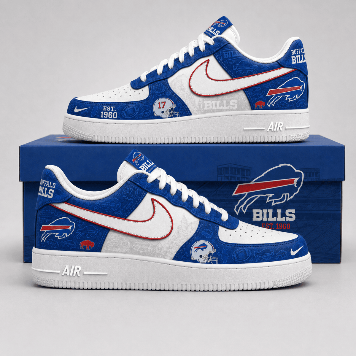 Buffalo Bills | Premium Game Ready Fan Low Top Shoes - Va35238