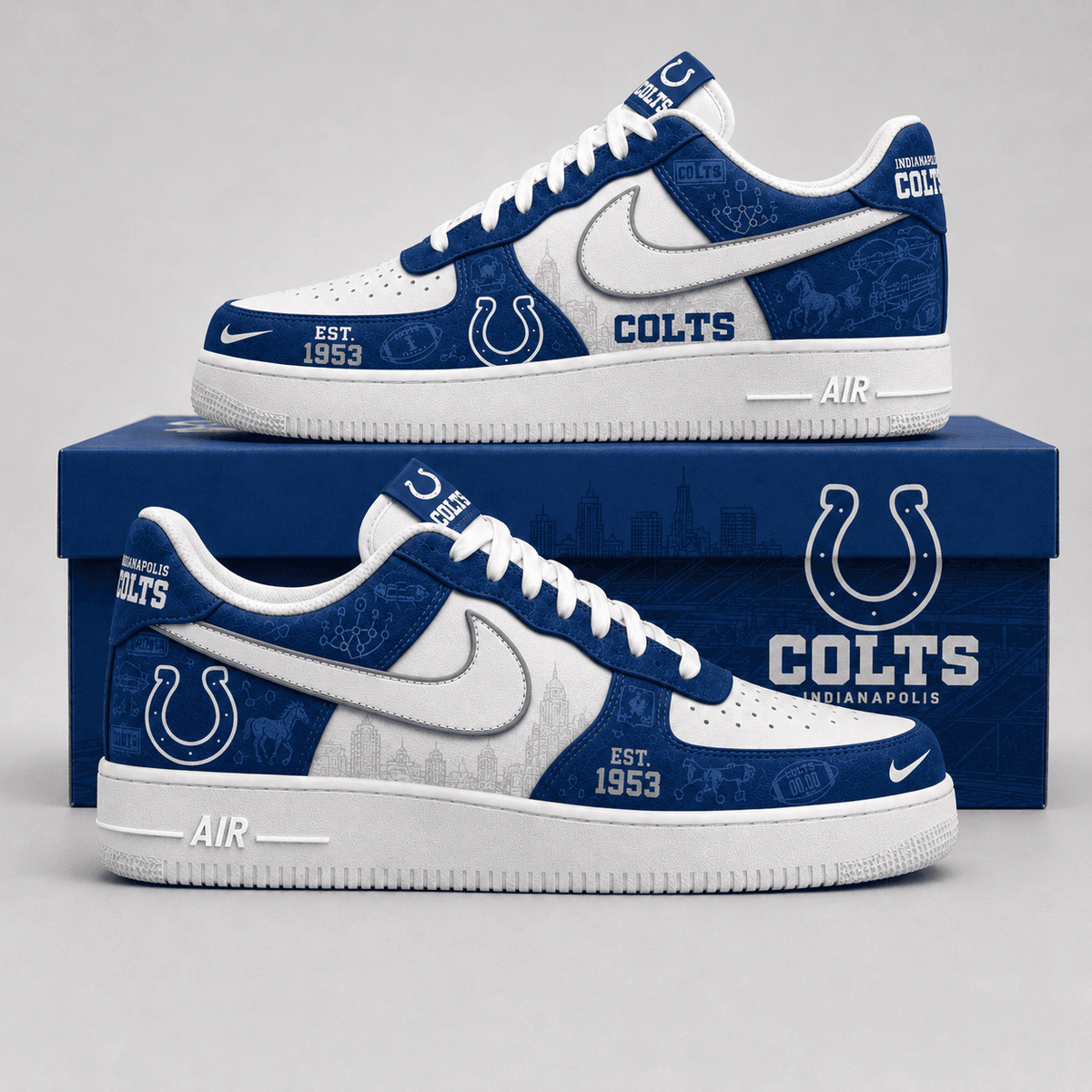 Indianapolis Colts | Premium Game Ready Fan Low Top Shoes - Va35230
