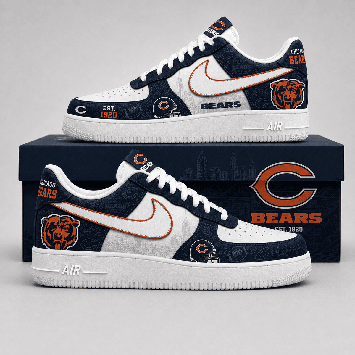 Chicago Bears | Premium Game Ready Fan Low Top Shoes - Va35237