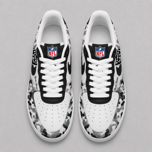 Las Vegas Raiders | Premium Team Low Top Shoes VA918