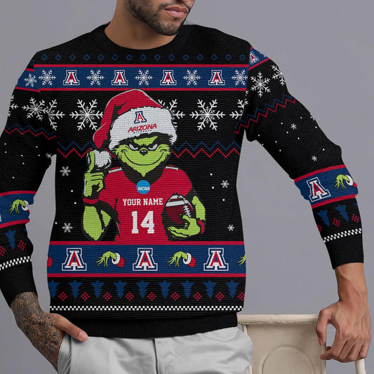 Arizona Wildcats Custom Chrismas Ugly Sweater