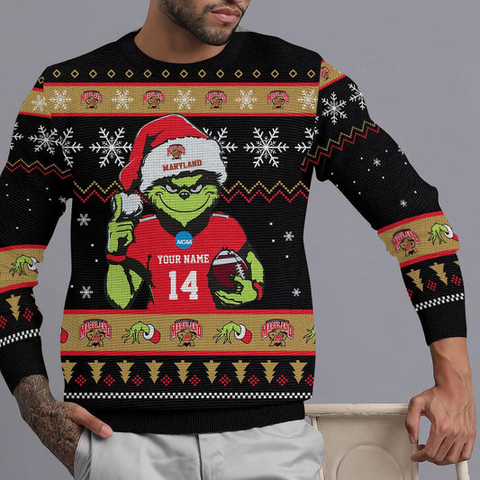 Maryland Terrapins Custom Chrismas Ugly Sweater