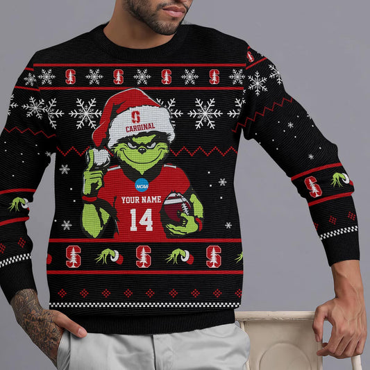Stanford Cardinal Custom Chrismas Ugly Sweater