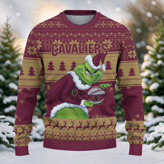 Cleveland Cavaliers Grinch Christmas Ugly Sweater