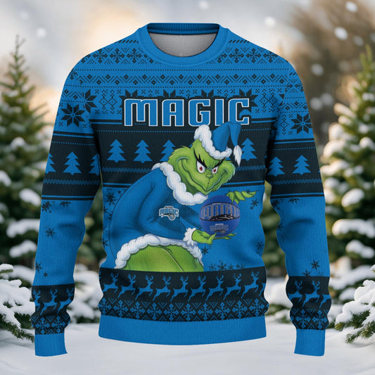 Orlando Magic Grinch Christmas Ugly Sweater