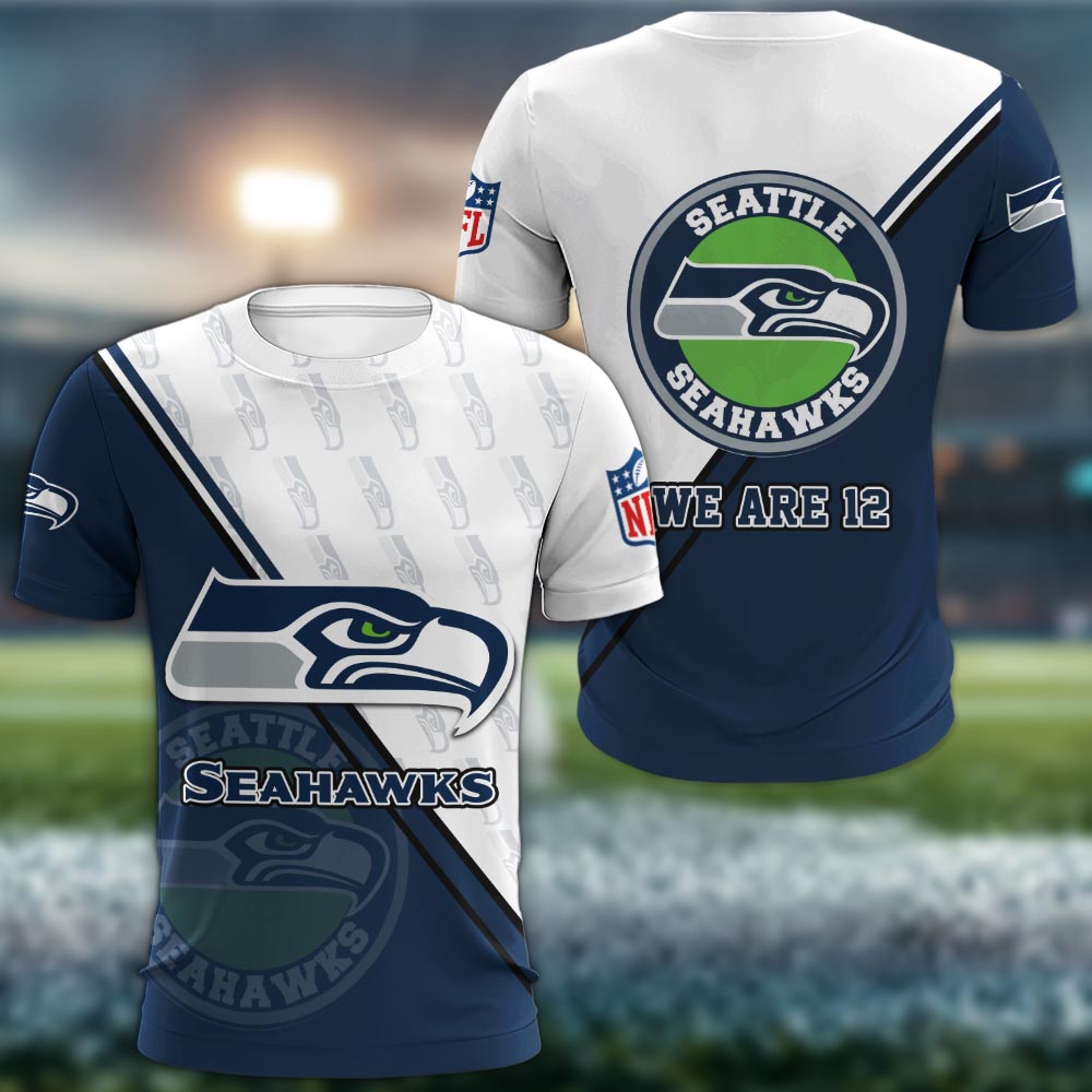 Seattle Seahawks Logo 3d Clothing