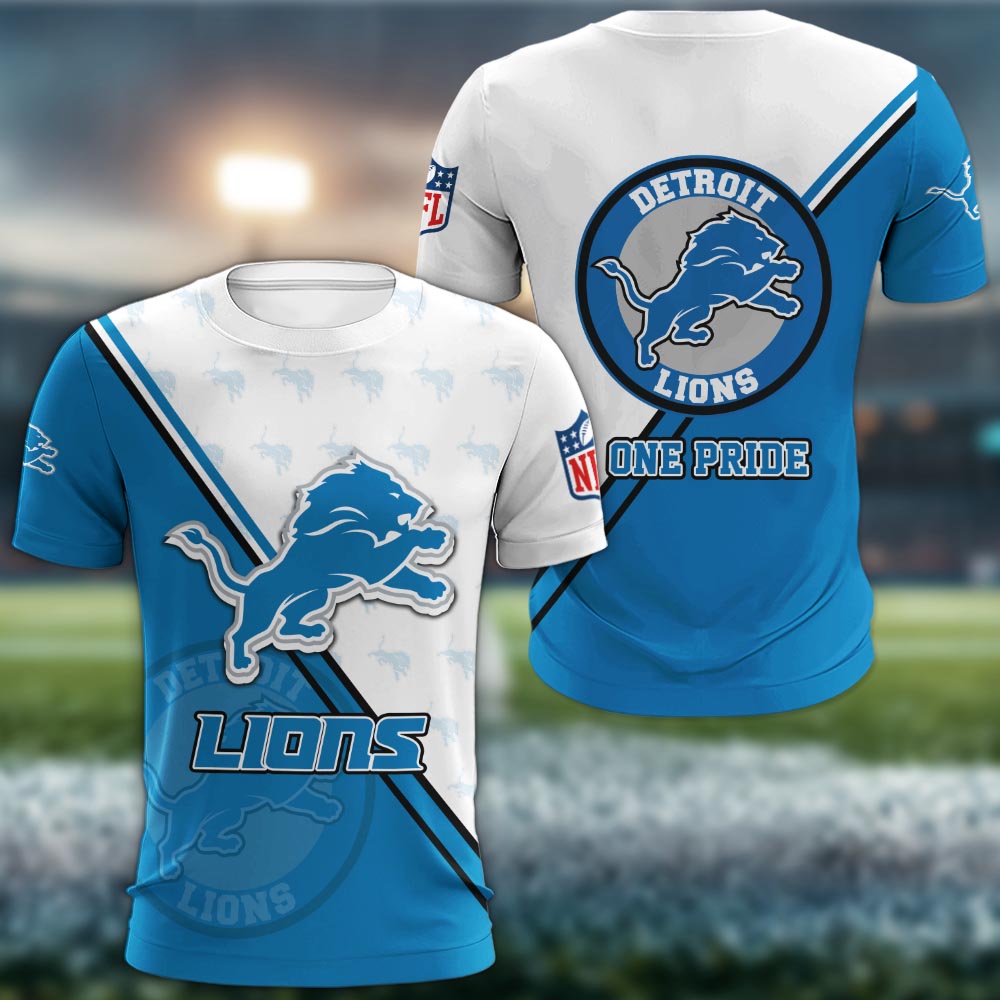 Detroit Lions Logo 3d Clothing
