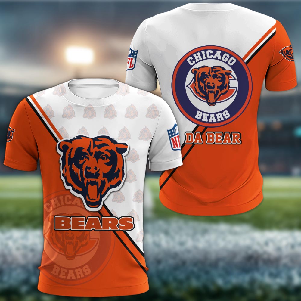 Chicago Bears Logo 3d Clothing