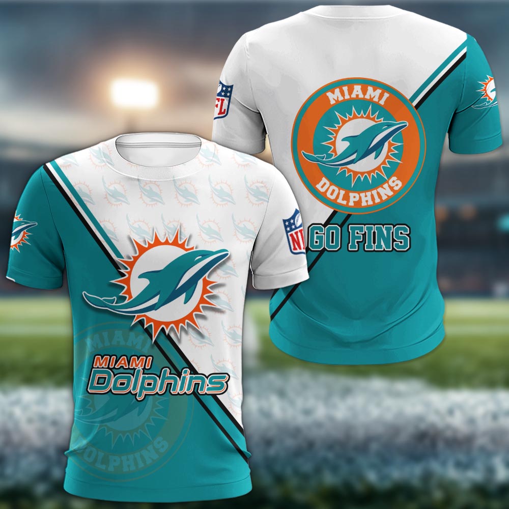 Miami Dolphins Logo 3d Clothing