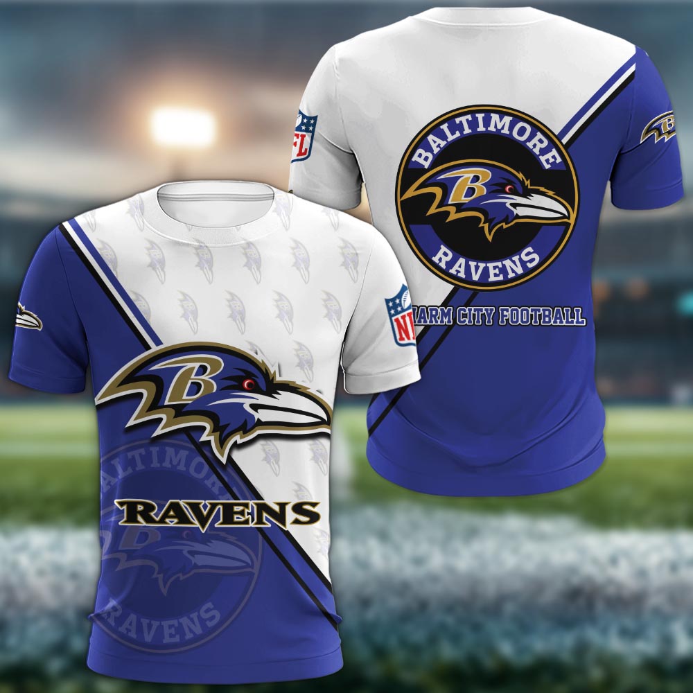 Baltimore Ravens Logo 3d Clothing