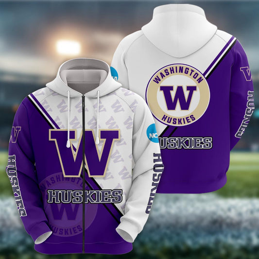 Washington Huskies Logo 3d Clothing