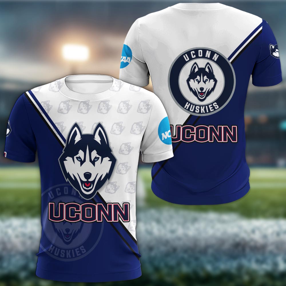 Uconn Huskies Logo 3d Clothing