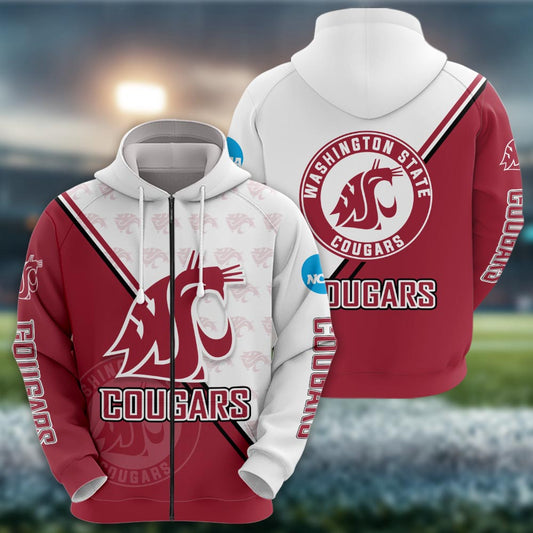 Washington State Cougars Logo 3d Clothing