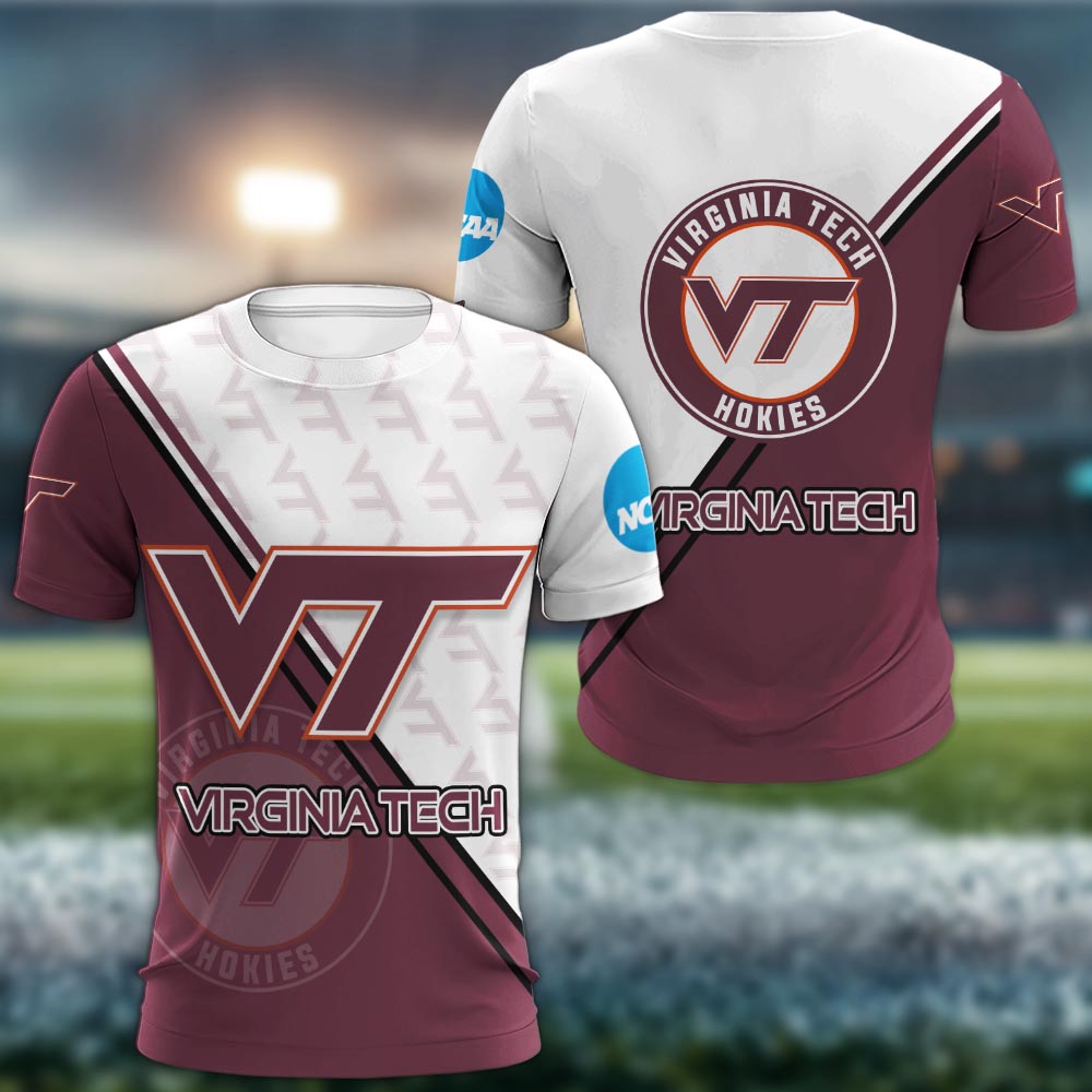 Virginia Tech Hokies Logo 3d Clothing