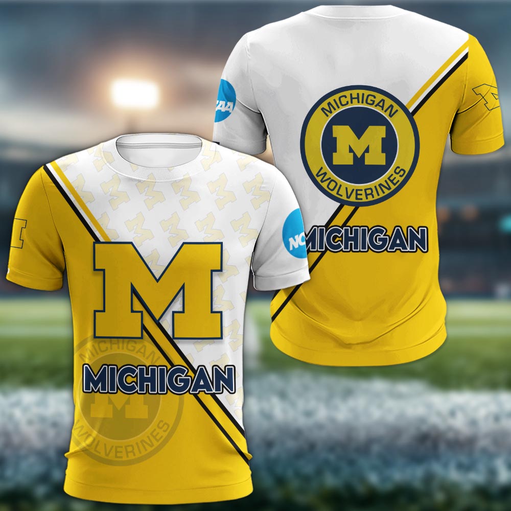 Michigan Wolverines Logo 3d Clothing