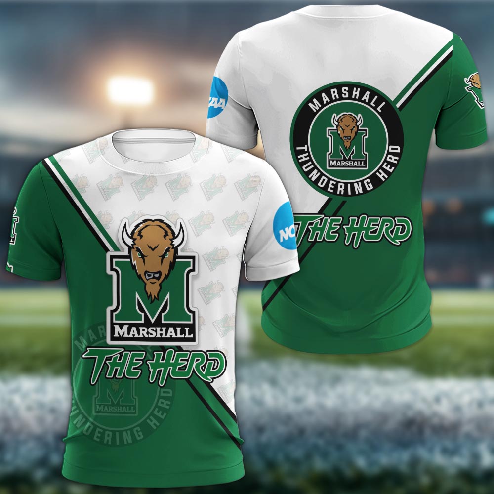 Marshall Thundering Herd Logo 3d Clothing