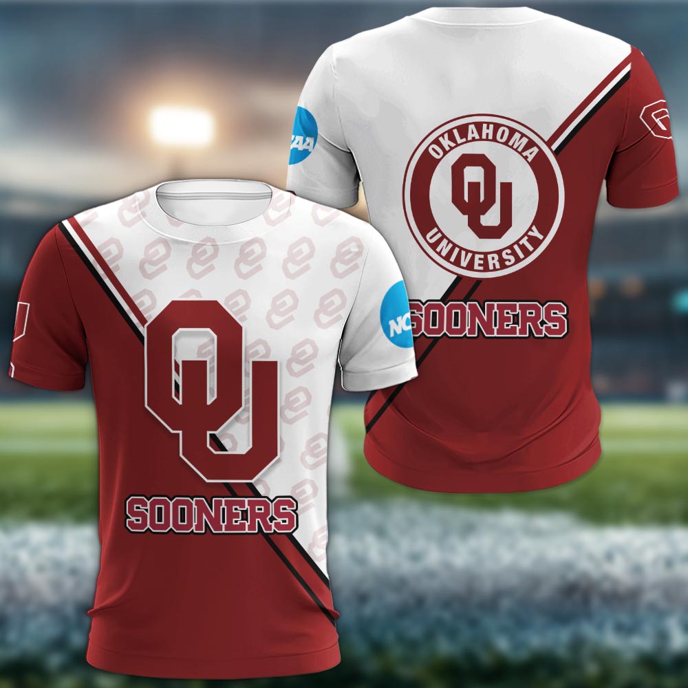 Oklahoma Sooners Logo 3d Clothing