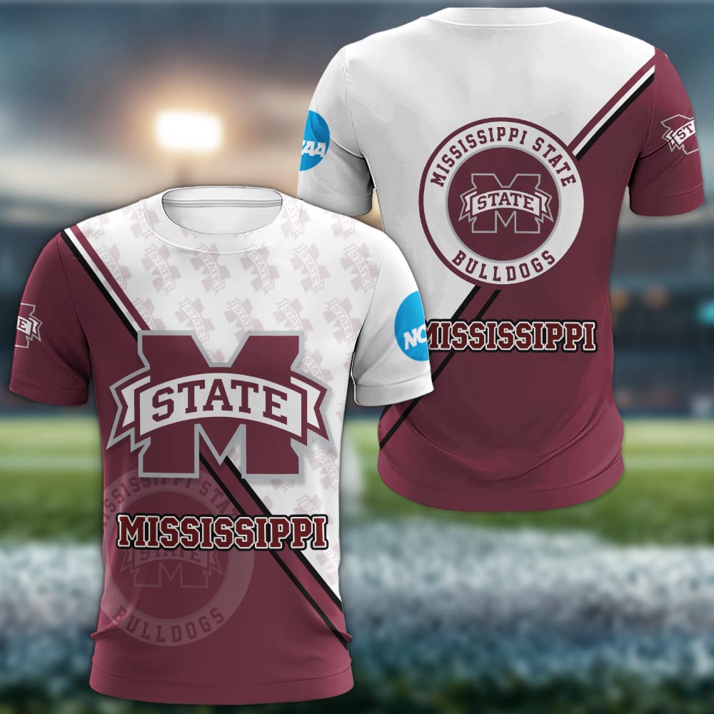 Mississippi State Bulldogs Logo 3d Clothing
