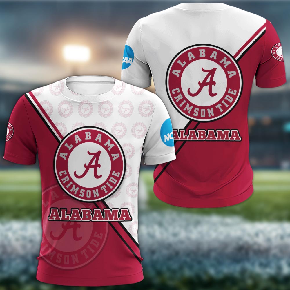 Alabama Crimson Tide Logo 3d Clothing
