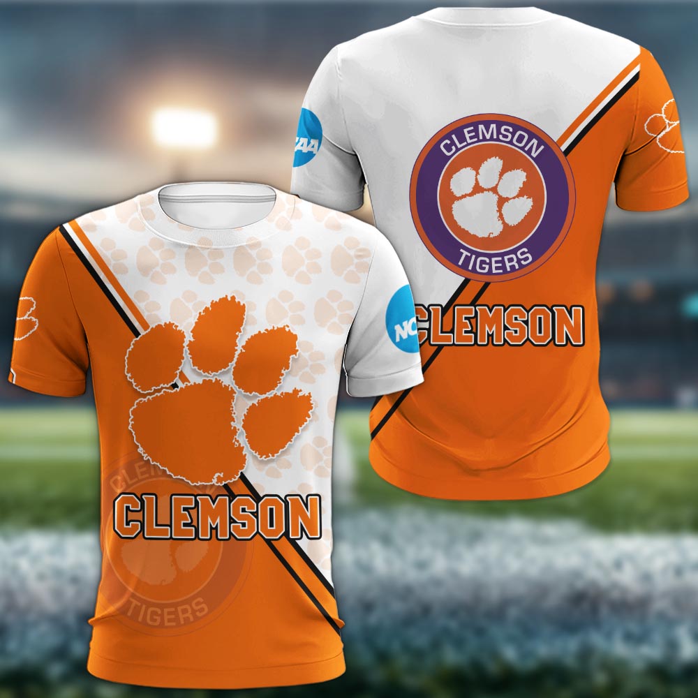Clemson Tigers Logo 3d Clothing