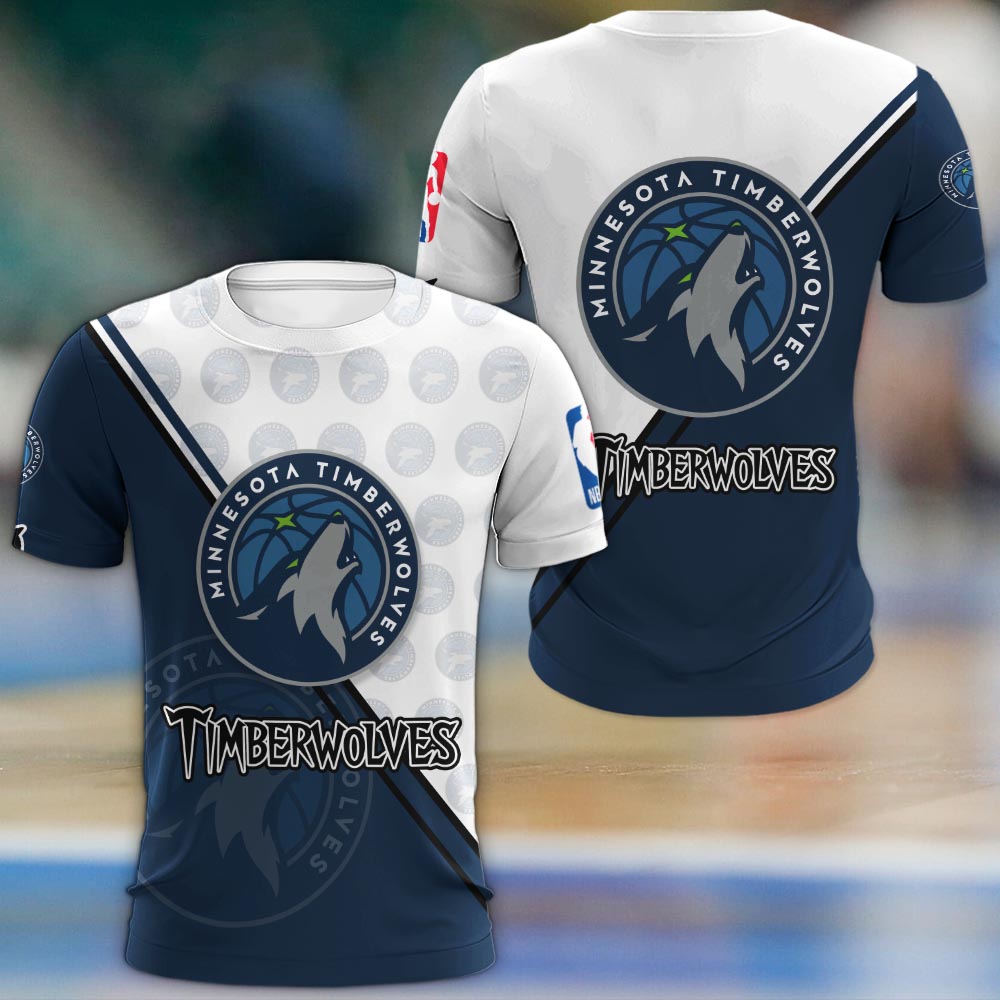 Minnesota Timberwolves Logo 3d Clothing
