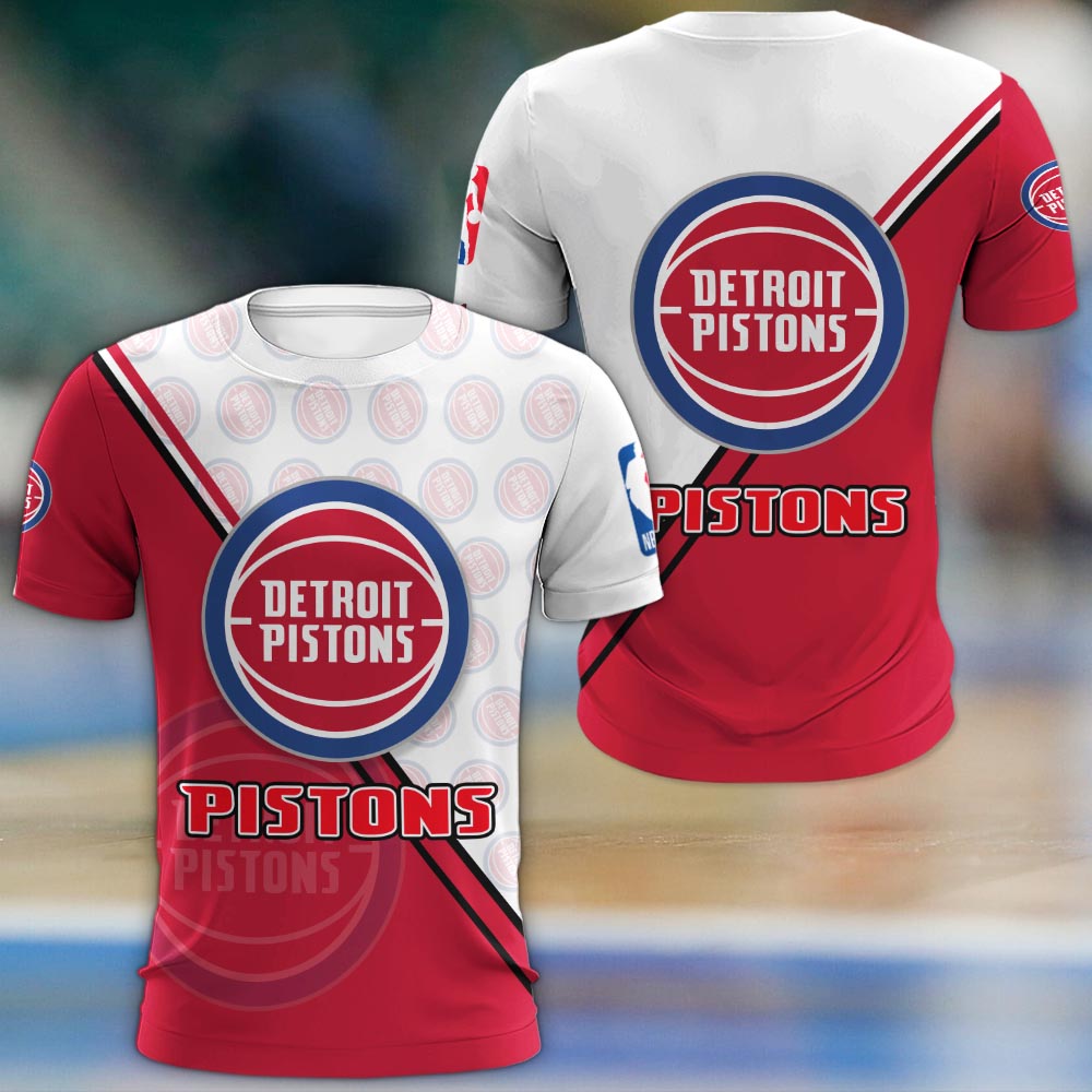 Detroit Pistons Logo 3d Clothing
