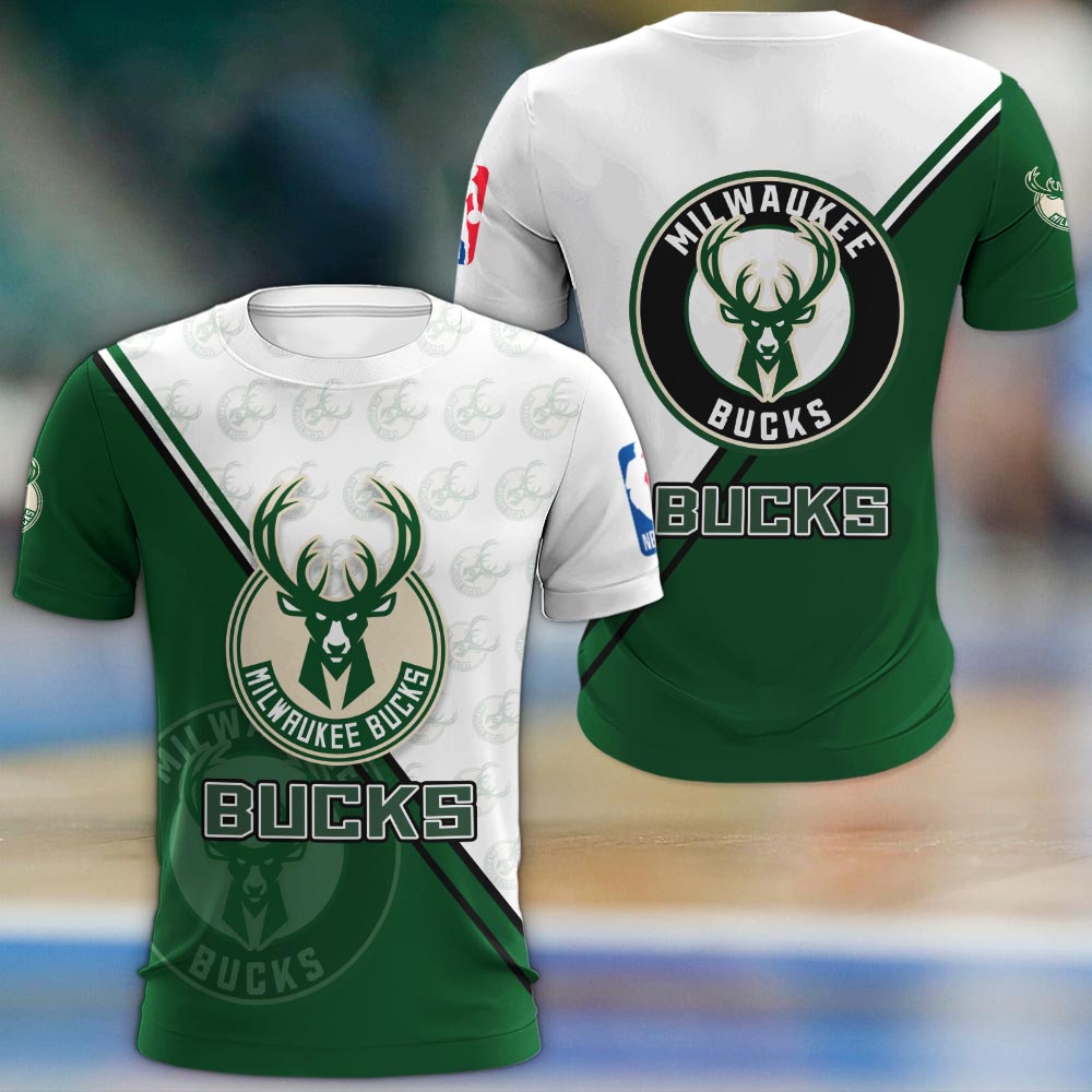 Milwaukee Bucks Logo 3d Clothing