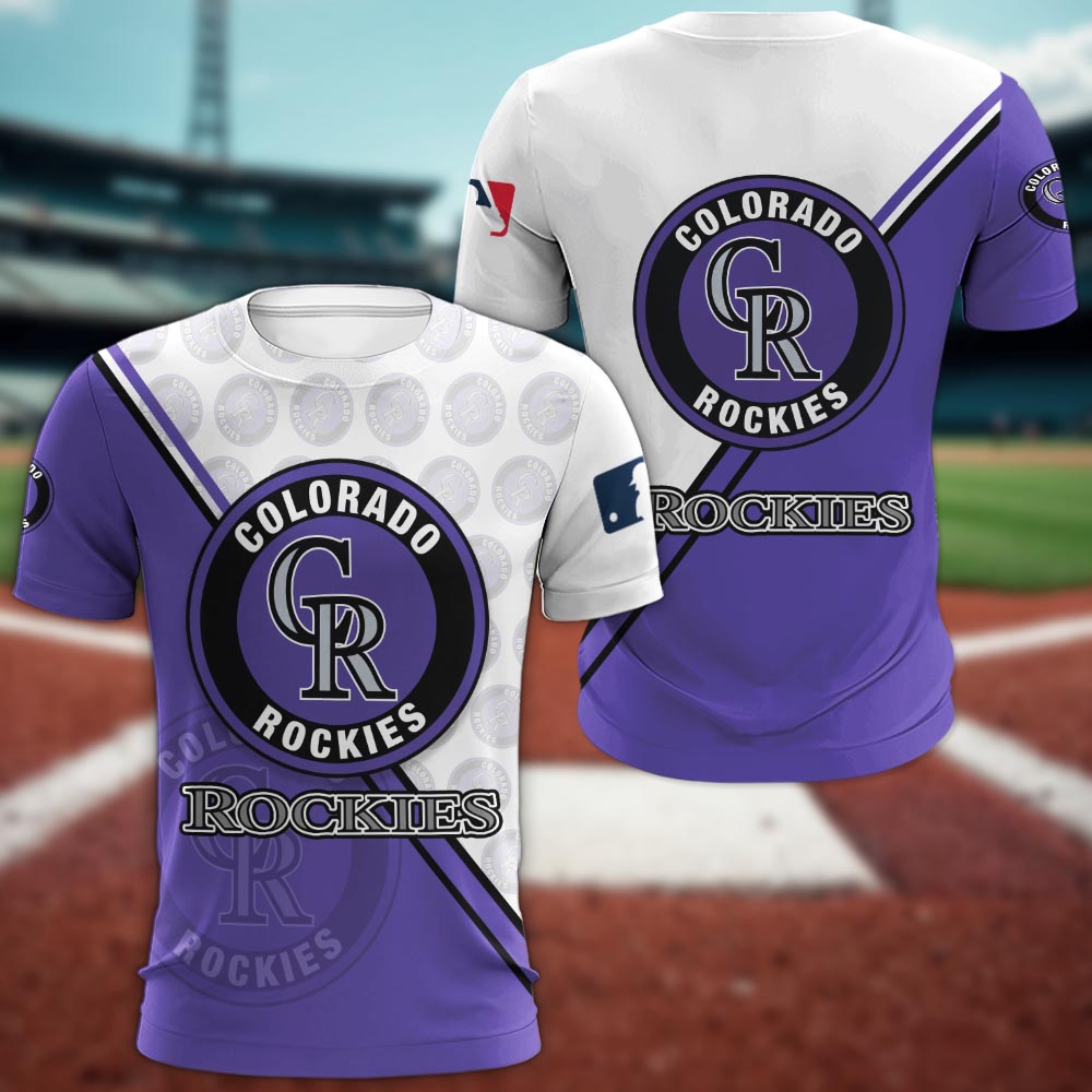 Colorado Rockies Logo 3d Clothing