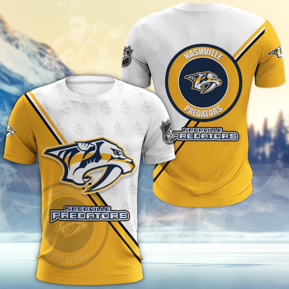 Nashville Predators Logo 3d Clothing