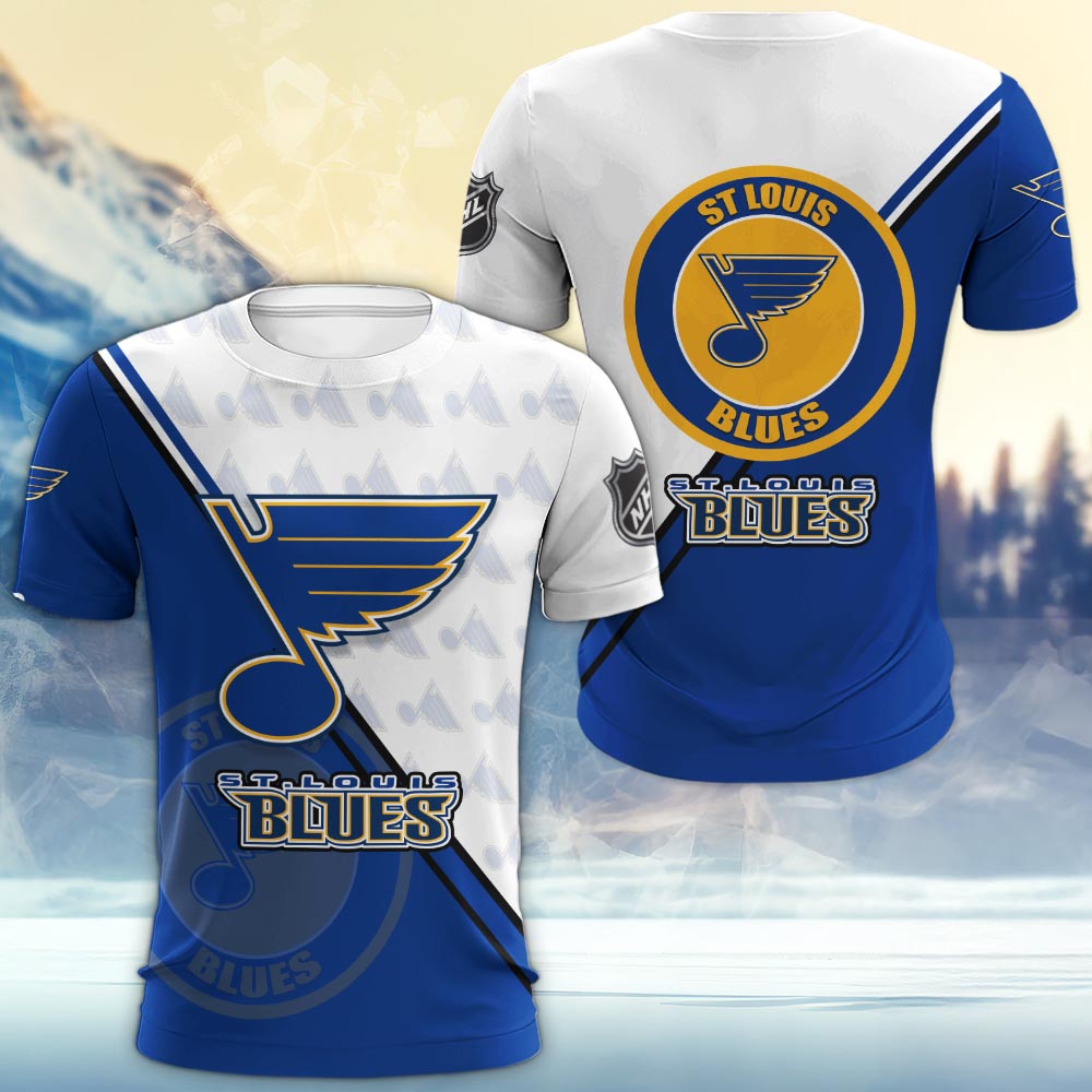 St Louis Blues Logo 3d Clothing