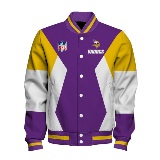 Minnesota Vikings National Football League 2026 Unique Design Unisex Varsity Jacket