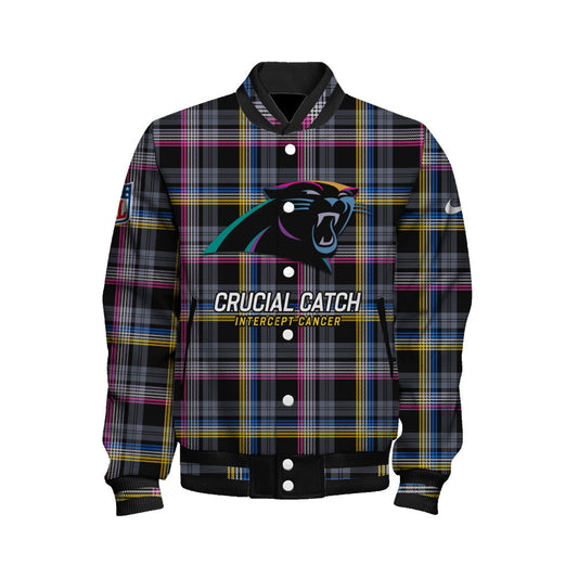 Carolina Panthers National Football League 2026 Crucial Catch Unisex Varsity Jacket