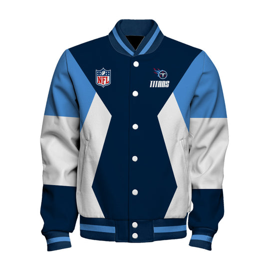 Tennessee Titans National Football League 2026 Unique Design Unisex Varsity Jacket