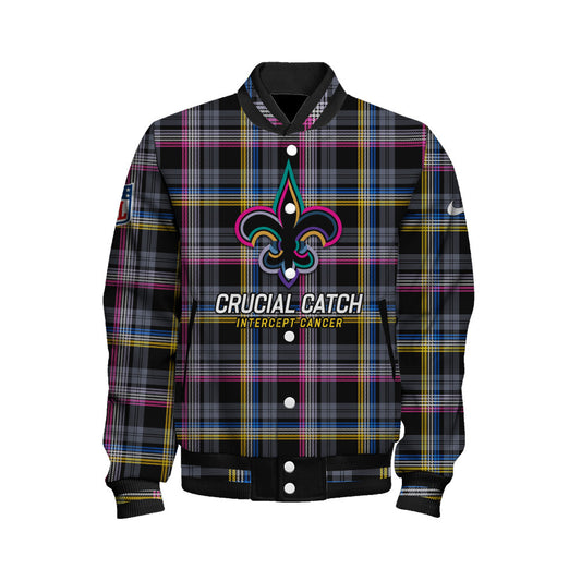New Orleans Saints National Football League 2026 Crucial Catch Unisex Varsity Jacket