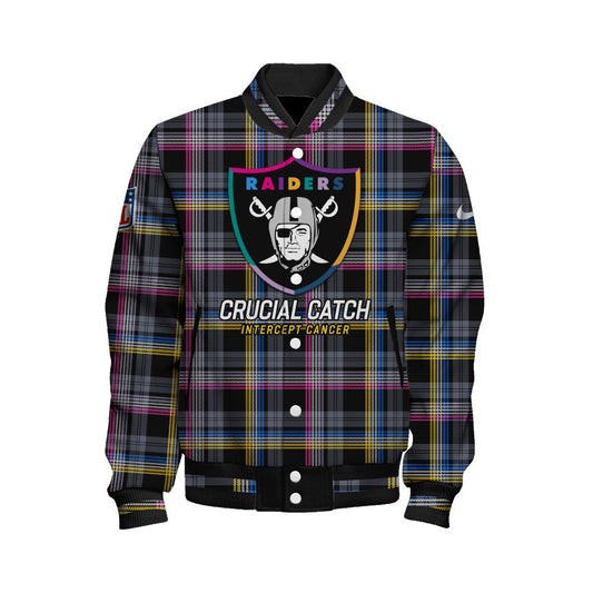 Las Vegas Raiders National Football League 2026 Crucial Catch Unisex Varsity Jacket