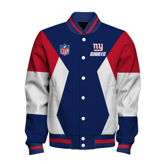 New York Giants National Football League 2026 Unique Design Unisex Varsity Jacket