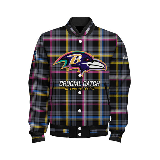 Baltimore Ravens National Football League 2026 Crucial Catch Unisex Varsity Jacket