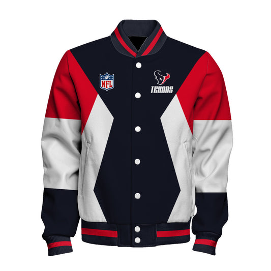 Houston Texans National Football League 2026 Unique Design Unisex Varsity Jacket