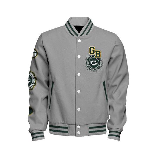 Green Bay Packers 2026 Feel The Power Unisex Varsity Jacket