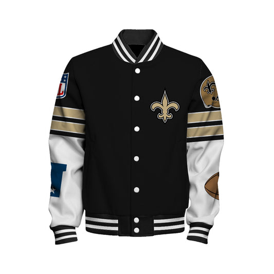 New Orleans Saints National Football League 2026 Feel The Power Unisex Varsity Jacket