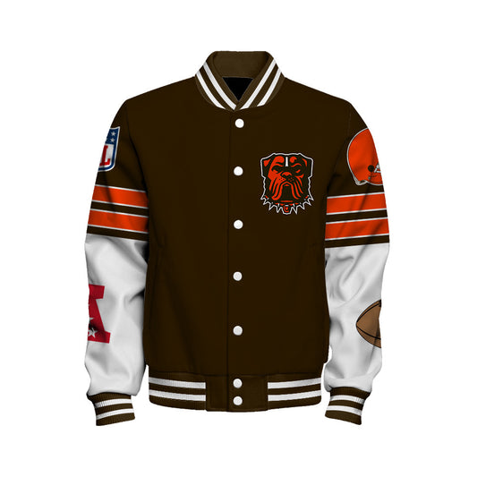Cleveland Browns National Football League 2026 Feel The Power Unisex Varsity Jacket