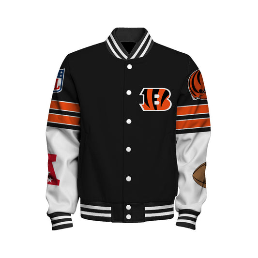 Cincinnati Bengals National Football League 2026 Feel The Power Unisex Varsity Jacket