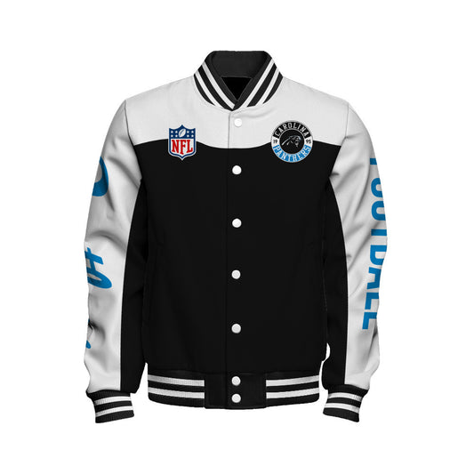 Carolina Panthers National Football League 2026 Face Any Weather Unisex Varsity Jacket