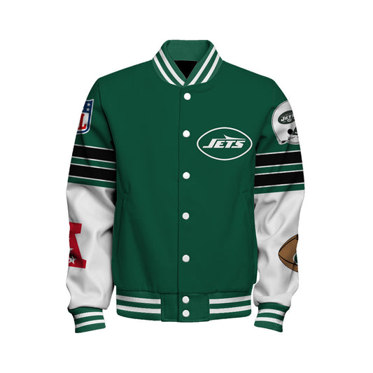 New York Jets National Football League 2026 Feel The Power Unisex Varsity Jacket